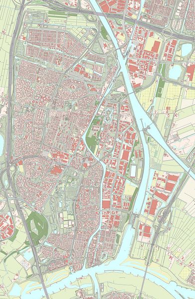 Karte von Nieuwegein von Rebel Ontwerp
