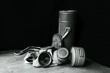 Gasmasker uit de Tweede Wereldoorlog, Stilleven van Imladris Images