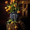 Tulpen in avondlicht. van SO fotografie