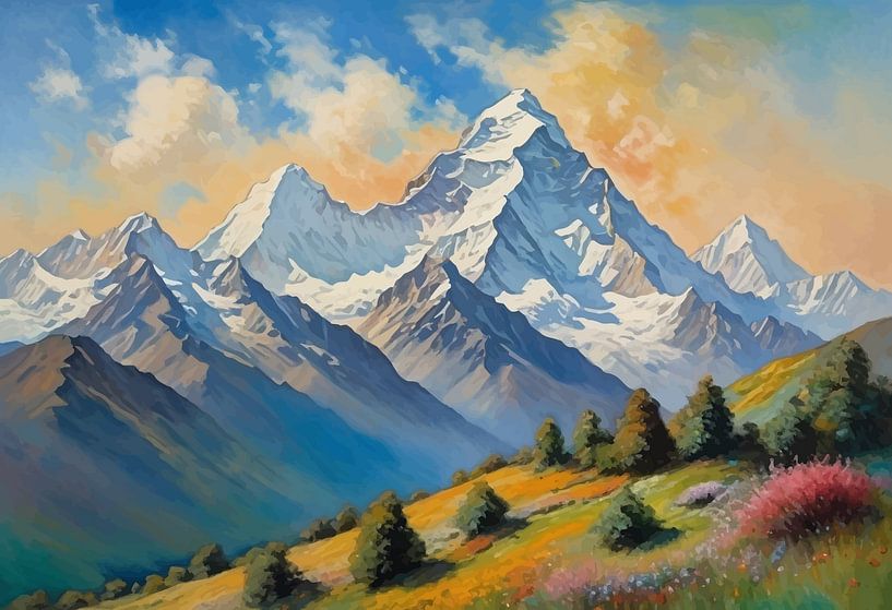 Mount Everest Landscape by MIROKKU