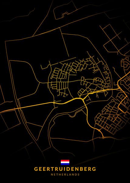 Geertruidenberg City Map by Kenda Maruyama
