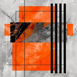 Geometrie auf Marmor von Poster Art Shop