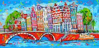 Amsterdam van Vrolijk Schilderij thumbnail
