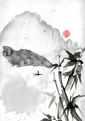 Uitzicht op het meer