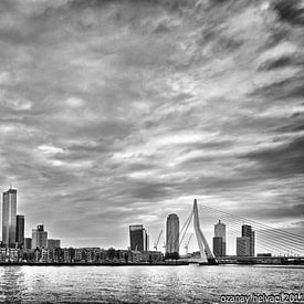 Rotterdam Skyline van Ozanay Helvaci