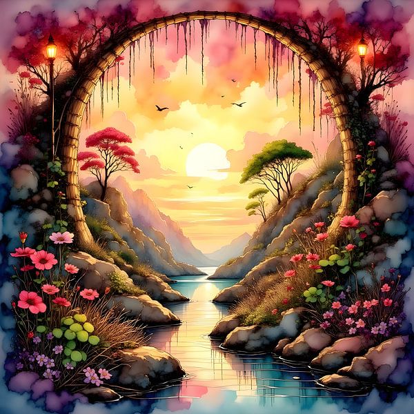 Gateway to serenity by Kristin M