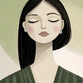 TW living - woman in shapes of nature 3 by TW living