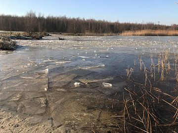 Gebroken ijs bij Heeresmeer von Martin Imminga