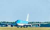 KLM Boeing 747 Jumbojet-Flugzeug startet vom Flughafen Schiphol von Sjoerd van der Wal Fotografie Miniaturansicht
