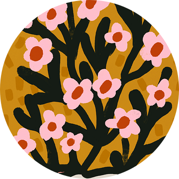 Pastel bloemstilleven nr. 2 van Treechild