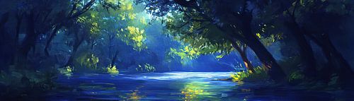 Modern Abstract More | Shadows Mingle Light