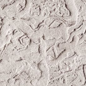 Art pariétal des vers à bois - art rupestre - abstrait -  graffiti - Keith Haring sur John Quendag