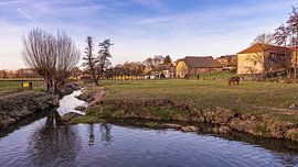 Sonnenuntergang am Watermolen Wijlre von Rob Boon