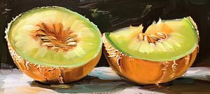 Malerei Melone
