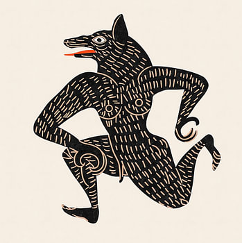 Running Black Jackal