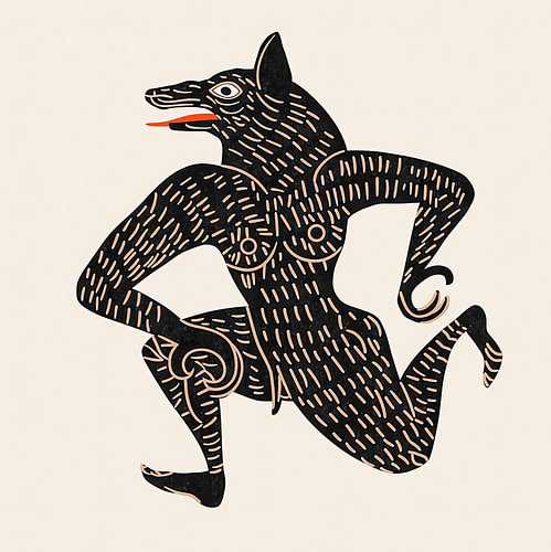 Running Black Jackal