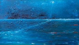 Modern Abstract Expressionism The Moon Sander Veen by Sander Veen