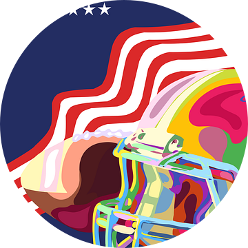 American football pop art van IHSANUDDIN .