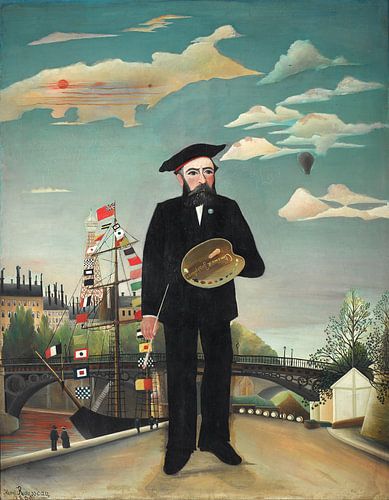 Henri Rousseau. Myself- Portrait – Landscape