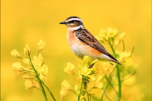 Braunkehlchen (Saxicola rubetra) von Christian Müringer