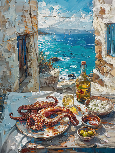 Gegrilde octopus – Een Griekse kustdelicatesse