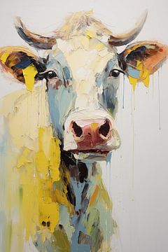 Cow portrait by KoeBoe