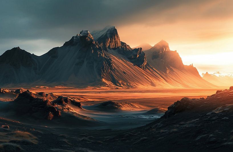 Gouden uur van fernlichtsicht