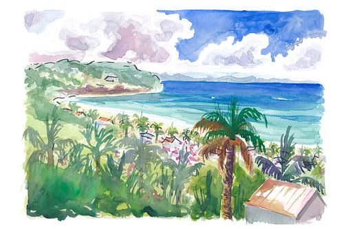 White Bay Jost Van Dyke Britische Jungferninseln Karibische Träume