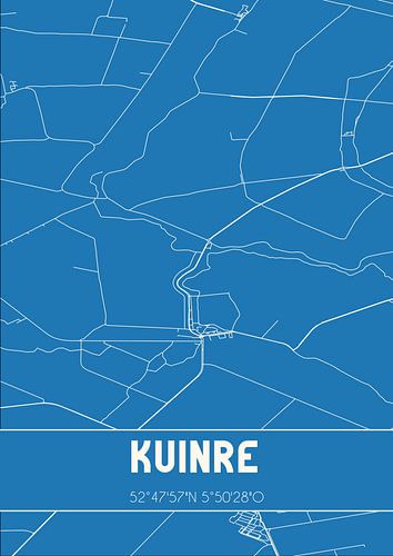 Blaupause | Karte | Kuinre (Overijssel)