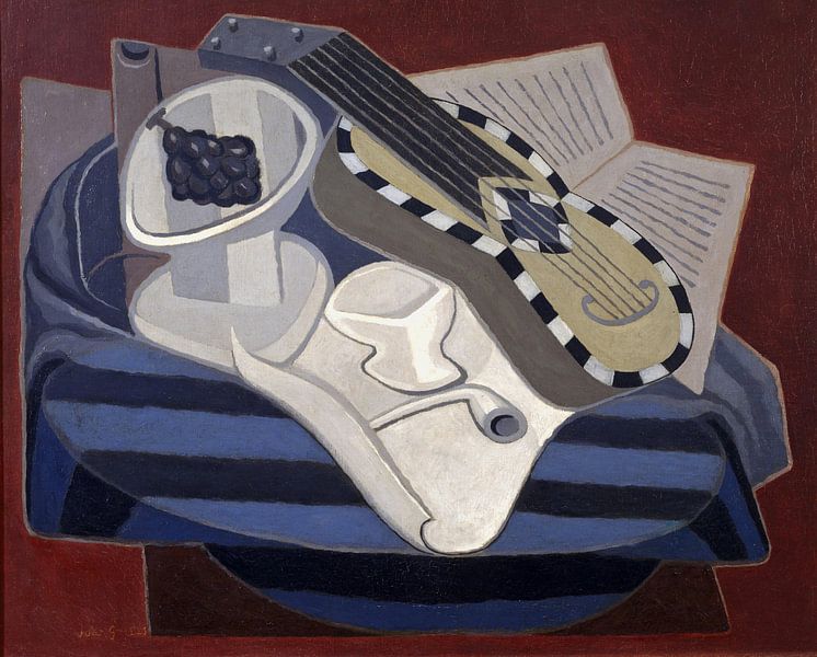 Juan Gris, Gitarre mit Intarsien - 1925 von Atelier Liesjes