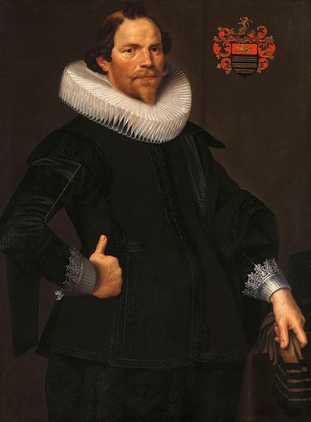 Portret van Pieter van Son, Nicolaes Eliasz. Pickenoy - ca. 1622 van Het Archief