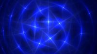 Blauw, wit, zwart beeld