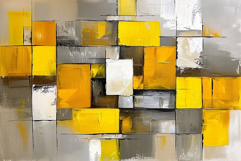 Abstrakte bunte Rechtecke im modernen Stil von Art & Soul Creations