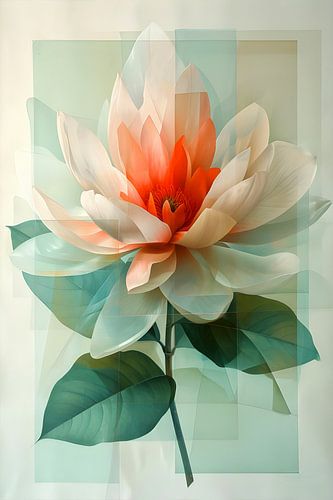 Gros blocs de fleurs