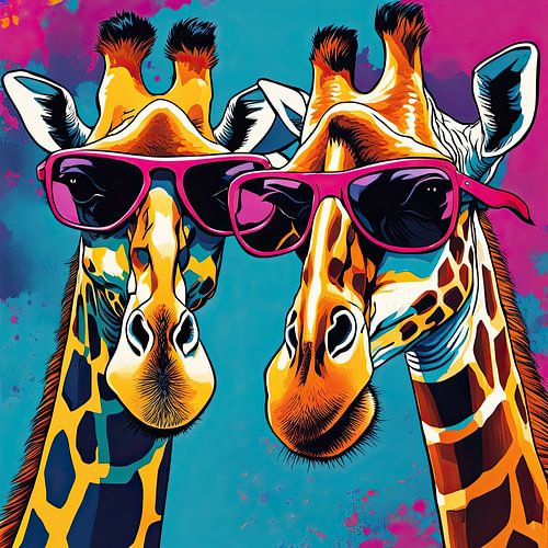 Pop Art Giraffen 05.59