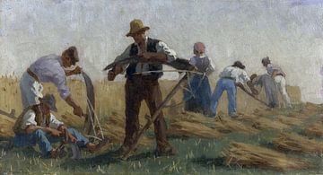 Geschiedenis van tarwe, Paul-Albert Baudouin, 1879 van Atelier Liesjes