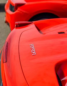 Ferrari 458 Spider sportwagen achteraanzicht van Sjoerd van der Wal Fotografie