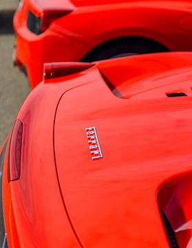 Ferrari 458 Spider sports car rear detail by Sjoerd van der Wal Photography