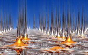 3d render illustration fantasy of a fractal