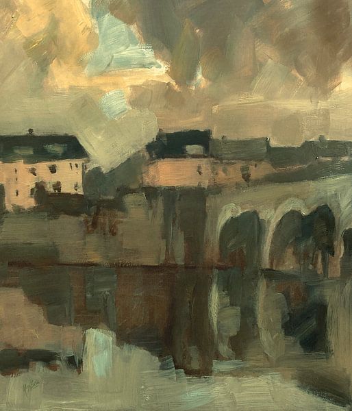 Along the river by Nop Briex