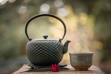 Teekanne mit Teetasse von Gerhard Eisele