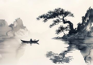 Sereniteit op het water van Liv ter Riet