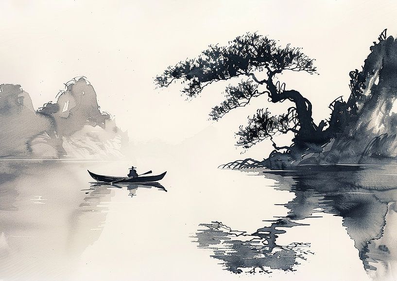 Serenity on the water by Liv ter Riet