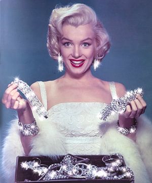 Marilyn Monroe Diamanten sind der beste Freund eines Mädchens. von Brian Morgan