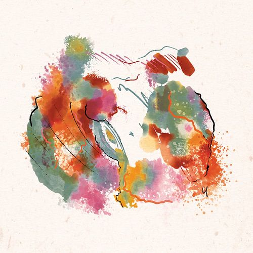 Abstract water van Plus Passie