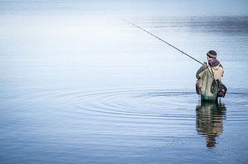 Angler am Bodensee