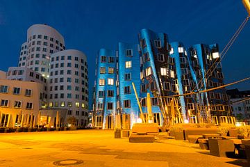 The Gehry buildings, Düsseldorf by Martijn