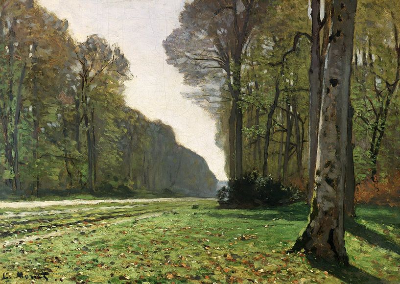 Claude Monet,Das Pflaster von Chailly von finemasterpiece
