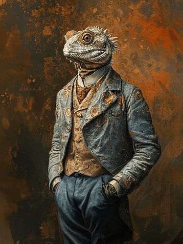 Dierportret Eptil Lacerti