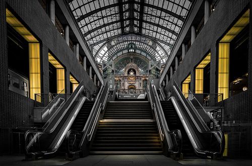 Treinstation Antwerpen - Belgie